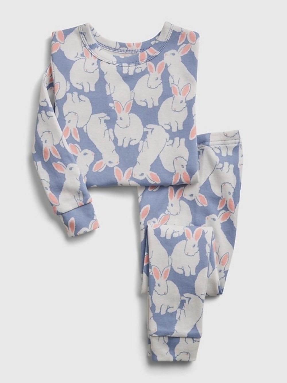 babyGap 100% Organic Cotton Bunny PJ Set Baby Pajamas Sleep